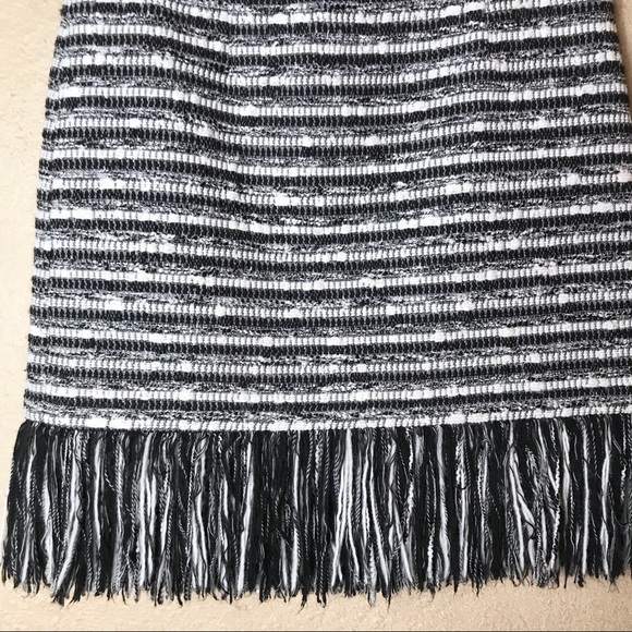 SOLD {Nanette Lepore} Fringed Tweed Mini Skirt - Picture 6 of 7
